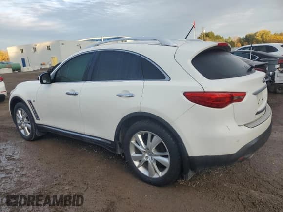 ✅ 2016 Infiniti QX70 • VIN: JN8CS1MW4GM400159 • Лот: 86857455. Опубликован ранее на Copart с пробегом 132 148 миль. Бесплатный доступ к архиву аукционных продаж из США и подробный отчёт об истории автомобиля на DreamBid. Изображение 2.