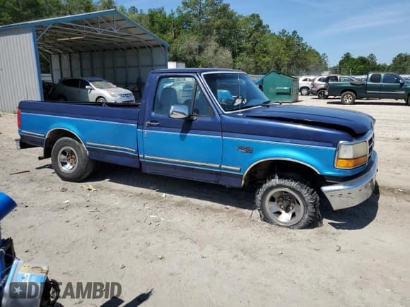✅ 1995 Ford F-150 • VIN: 1FTEF15N4SNA14195 • Lot: 58221405. Listed on Copart with Not provided. Free auction sales archive from the USA and detailed vehicle history report at DreamBid. Image 4.