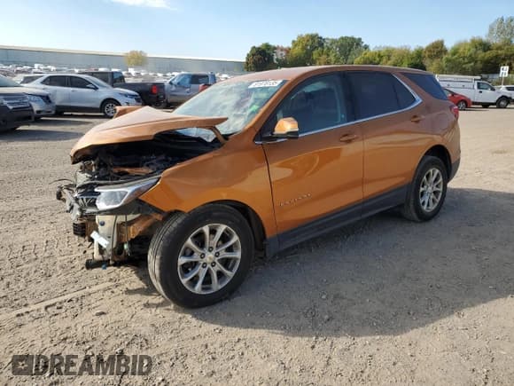 ✅ 2018 Chevrolet Equinox LT • VIN: 2GNAXSEV7J6223684 • Лот: 81978135. Опубликован ранее на Copart с пробегом 114 007 миль. Бесплатный доступ к архиву аукционных продаж из США и подробный отчёт об истории автомобиля на DreamBid. Изображение 1.