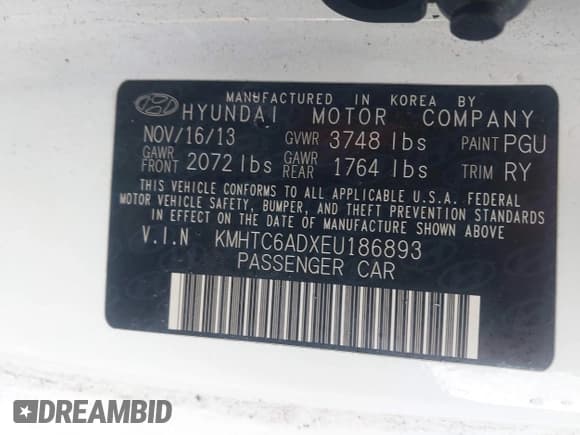 ✅ 2014 Hyundai Veloster • VIN: KMHTC6ADXEU186893 • Lot: 41510743. Wystawiony na IAAI z przebiegiem Nie podano. Bezpłatny archiwum sprzedaży aukcyjnych z USA i szczegółowy raport historii pojazdu na DreamBid. Zdjęcie 9.