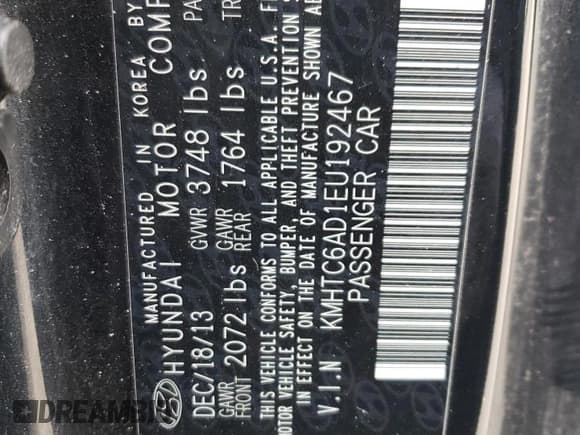 ✅ 2014 Hyundai Veloster RE:FLEX • VIN: KMHTC6AD1EU192467 • Lot: 82654544. Wystawiony na Copart z przebiegiem 92 621 mil. Bezpłatny archiwum sprzedaży aukcyjnych z USA i szczegółowy raport historii pojazdu na DreamBid. Zdjęcie 16.