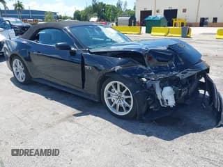 ✅ 2024 Ford Mustang GT Premium • VIN: 1FAGP8FF8R5120171 • Lot: 43015290. Listed on IAAI with 35,051 mi. Free auction sales archive from the USA and detailed vehicle history report at DreamBid. Image 1.