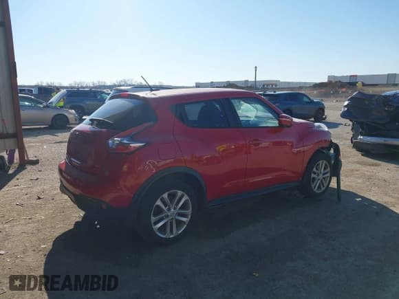 ✅ 2016 Nissan Juke S • VIN: JN8AF5MR8GT601274 • Lot: 41837920. Listed on IAAI with 100,856 mi. Free auction sales archive from the USA and detailed vehicle history report at DreamBid. Image 4.