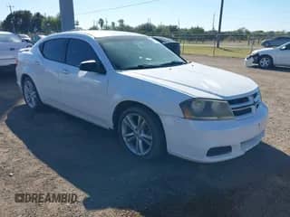✅ 2013 Dodge Avenger SE V6 • VIN: 1C3CDZAG0DN581868 • Lot: 43651485. Listed on IAAI with 144,545 mi. Free auction sales archive from the USA and detailed vehicle history report at DreamBid. Image 1.