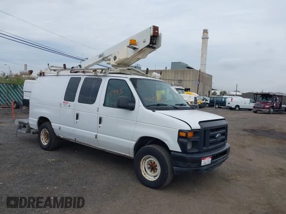 ✅ 2008 Ford Econoline Cargo Commercial • VIN: 1FTSE34L88DB30905 • Lot: 43115955. Listed on IAAI with 125,908 mi. Free auction sales archive from the USA and detailed vehicle history report at DreamBid. Image 1.