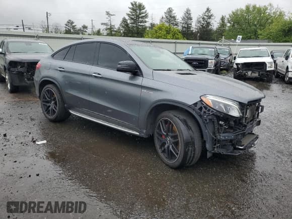 ✅ 2018 Mercedes-Benz GLE 63 S AMG • VIN: 4JGED7FB2JA116058 • Lot: 58478445. Listed on Copart with 67,749 mi. Free auction sales archive from the USA and detailed vehicle history report at DreamBid. Image 4.