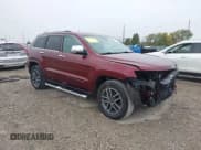 ✅ 2019 Jeep Grand Cherokee Limited • VIN: 1C4RJEBG9KC530268 • Lot: 43549522. Listed on IAAI with 87,543 mi. Free auction sales archive from the USA and detailed vehicle history report at DreamBid. Image 1.