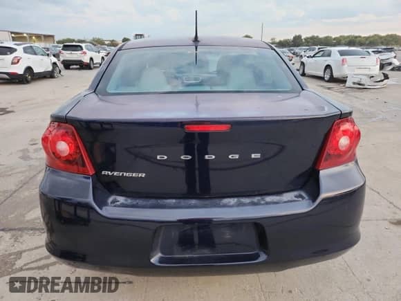 2014 Dodge Avenger SE with VIN 1C3CDZAB5EN225129, listed as a Copart auction lot 87205755 with 96,373 mi miles and Salvage title. Bid and sale history available at DreamBid. Image 6.