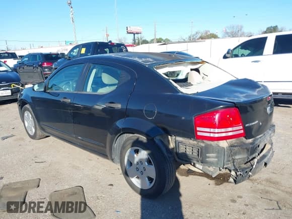✅ 2008 Dodge Avenger SE • VIN: 1B3LC46K98N153870 • Лот: 41258192. Опубликован ранее на IAAI с пробегом 121 839 миль. Бесплатный доступ к архиву аукционных продаж из США и подробный отчёт об истории автомобиля на DreamBid. Изображение 3.
