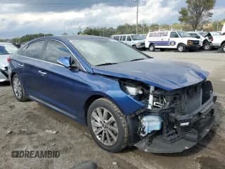 ✅ 2017 Hyundai Sonata Sport • VIN: 5NPE34AF5HH530051 • Лот: 62704852. Опубликован ранее на Copart с пробегом 77 639 миль. Бесплатный доступ к архиву аукционных продаж из США и подробный отчёт об истории автомобиля на DreamBid. Изображение 1.