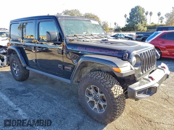 ✅ 2018 Jeep Wrangler Unlimited Rubicon • VIN: 1C4HJXFG3JW327312 • Lot: 96114225. Listed on Copart with 83,809 mi. Free auction sales archive from the USA and detailed vehicle history report at DreamBid. Image 4.