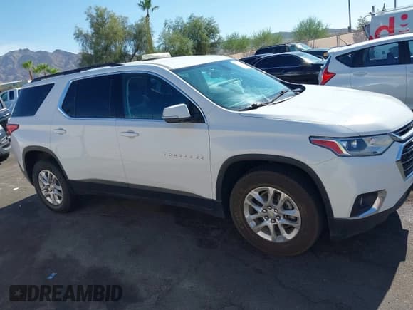 ✅ 2021 Chevrolet Traverse LT Cloth • VIN: 1GNERGKWXMJ232635 • Lot: 42930438. Listed on IAAI with 154,955 mi. Free auction sales archive from the USA and detailed vehicle history report at DreamBid. Image 13.