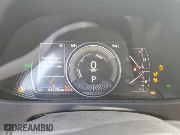 ✅ 2021 Lexus UX 250h • VIN: JTHX9JBH6M2052870 • Lot: 54749535. Listed on Copart with 62,800 mi. Free auction sales archive from the USA and detailed vehicle history report at DreamBid. Image 9.