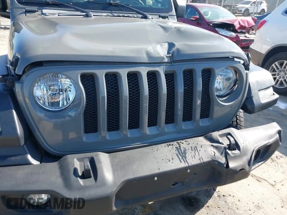 ✅ 2020 Jeep Wrangler Unlimited Sport S • VIN: 1C4HJXDN1LW149839 • Lot: 42853937. Listed on IAAI with 43,979 mi. Free auction sales archive from the USA and detailed vehicle history report at DreamBid. Image 6.