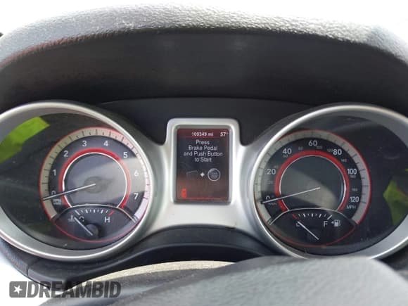 ✅ 2013 Dodge Journey SE • VIN: 3C4PDCAB4DT723573 • Lot: 42347234. Listed on IAAI with 109,349 mi. Free auction sales archive from the USA and detailed vehicle history report at DreamBid. Image 7.