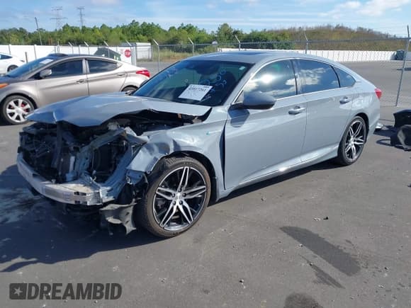 ✅ 2021 Honda Accord Touring • VIN: 1HGCV3F91MA000046 • Lot: 43917261. Listed on IAAI with 131,629 mi. Free auction sales archive from the USA and detailed vehicle history report at DreamBid. Image 2.