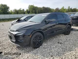 2020 Chevrolet Blazer LT z VIN 3GNKBJRS3LS662771, wystawiony jako Copart lot #71793565 z przebiegiem 96 473 mil mil oraz Szkoda całkowita • Salvage title. Historia ofert i sprzedaży dostępna na DreamBid. Obrazek 1.