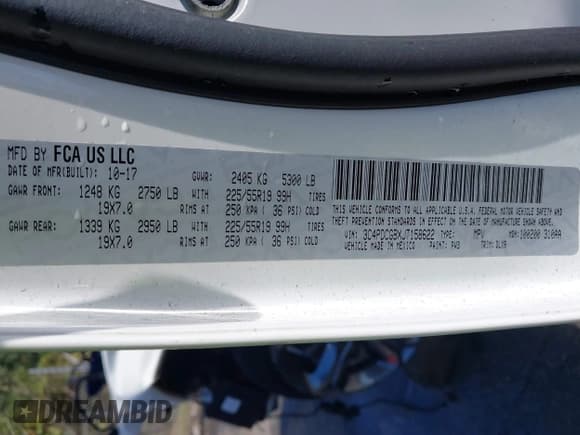 ✅ 2018 Dodge Journey Crossroad • VIN: 3C4PDCGBXJT158622 • Лот: 43316165. Опубликован ранее на IAAI с пробегом 77 655 миль. Бесплатный доступ к архиву аукционных продаж из США и подробный отчёт об истории автомобиля на DreamBid. Изображение 9.