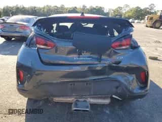 2019 Hyundai Veloster 2.0 with VIN KMHTG6AF1KU019694, listed as a Copart auction lot 76491324 with 86,744 mi miles and Salvage title. Bid and sale history available at DreamBid. Image 6.