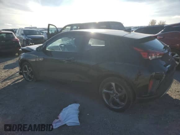 2019 Hyundai Veloster Premium z VIN KMHTG6AF2KU008302, wystawiony jako Copart lot #82192434 z przebiegiem 81 950 mil mil oraz Szkoda całkowita • Salvage title. Historia ofert i sprzedaży dostępna na DreamBid. Obrazek 2.