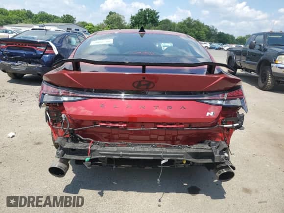 ✅ 2024 Hyundai Elantra • VIN: KMHLW4DK4RU020560 • Lot: 58735744. Listed on Copart with 2,611 mi miles. Access the free auction sales archive from the USA and view a detailed vehicle history report at DreamBid. Image 6.