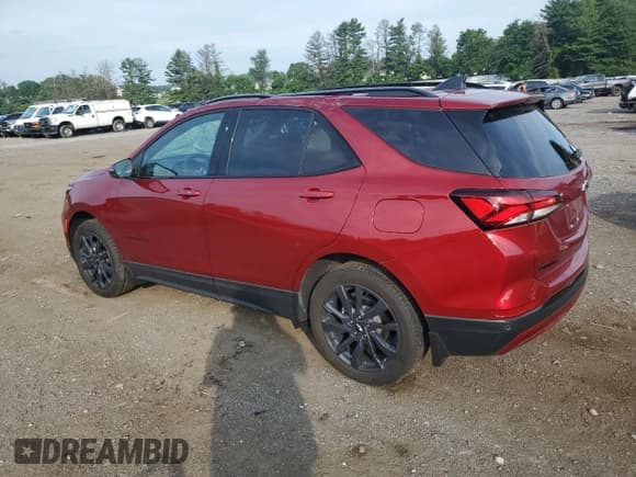 ✅ 2024 Chevrolet Equinox RS • VIN: 3GNAXWEG3RS202028 • Lot: 63043565. Listed on Copart with 14,432 mi. Free auction sales archive from the USA and detailed vehicle history report at DreamBid. Image 2.