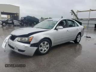 2008 Hyundai Sonata GLS with VIN 5NPET46F08H354728, listed as a Copart auction lot 61333704 with Not provided miles and Salvage title. Bid and sale history available at DreamBid. Image 1.