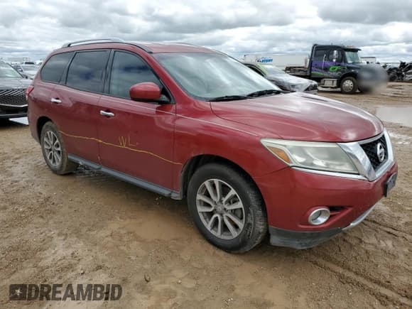 ✅ 2015 Nissan Pathfinder S • VIN: 5N1AR2MN4FC651257 • Lot: 56143825. Listed on Copart with 164,738 mi. Free auction sales archive from the USA and detailed vehicle history report at DreamBid. Image 4.