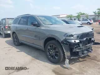 2024 Dodge Durango GT Plus z VIN 1C4RDJDG7RC175883, wystawiony jako IAAI lot #42422805 z przebiegiem 10 624 mil mil oraz . Historia ofert i sprzedaży dostępna na DreamBid. Obrazek 1.