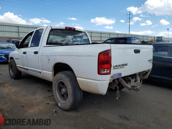 ✅ 2004 Dodge 1500 SLT • VIN: 1D7HA18N14J215608 • Лот: 71973114. Опубликован ранее на Copart с пробегом Не указан. Бесплатный доступ к архиву аукционных продаж из США и подробный отчёт об истории автомобиля на DreamBid. Изображение 2.