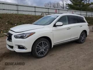 ✅ 2019 Infiniti QX60 Luxe • VIN: 5N1DL0MM0KC523232 • Lot: 91144905. Listed on Copart with 159,267 mi. Free auction sales archive from the USA and detailed vehicle history report at DreamBid. Image 1.