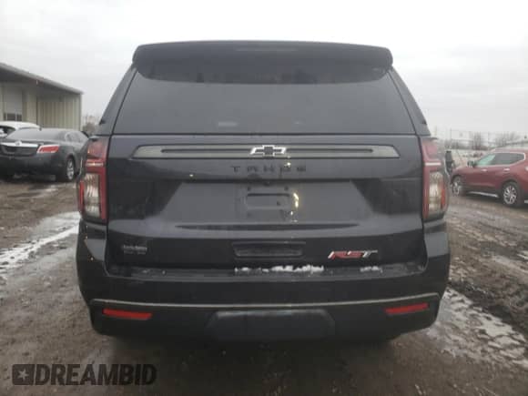 2022 Chevrolet Tahoe RST with VIN 1GNSKRKDXNR139179, listed as a Copart auction lot 85826654 with 45,728 mi miles and Salvage title. Bid and sale history available at DreamBid. Image 6.