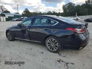2016 Hyundai Genesis 3.8L z VIN KMHGN4JE6GU132566, wystawiony jako Copart lot #74428234 z przebiegiem 70 891 mil mil oraz Szkoda całkowita • Salvage title. Historia ofert i sprzedaży dostępna na DreamBid. Obrazek 2.