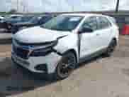 2024 Chevrolet Equinox LS with VIN 3GNAXHEG7RL195901, listed as a IAAI auction lot 43104808 with 20,593 mi miles and . Bid and sale history available at DreamBid. Image 17.