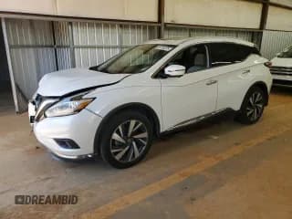 ✅ 2017 Nissan Murano SL • VIN: 5N1AZ2MH9HN141178 • Lot: 84785225. Wystawiony na Copart z przebiegiem 81 847 mil. Bezpłatny archiwum sprzedaży aukcyjnych z USA i szczegółowy raport historii pojazdu na DreamBid. Zdjęcie 1.