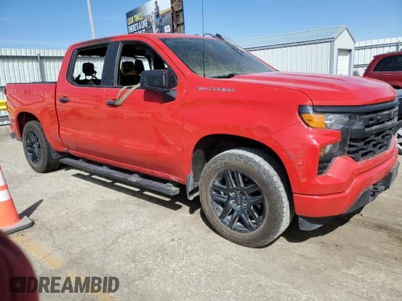✅ 2022 Chevrolet Silverado 1500 Custom • VIN: 1GCPABEK9NZ631964 • Lot: 49977225. Listed on Copart with Not provided. Free auction sales archive from the USA and detailed vehicle history report at DreamBid. Image 4.