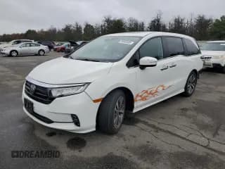 ✅ 2021 Honda Odyssey Touring • VIN: 5FNRL6H88MB012187 • Lot: 80569405. Wystawiony na Copart z przebiegiem 39 253 mil. Bezpłatny archiwum sprzedaży aukcyjnych z USA i szczegółowy raport historii pojazdu na DreamBid. Zdjęcie 1.