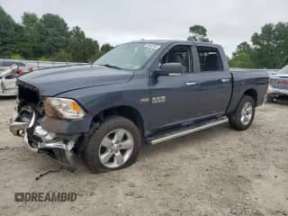 2018 Ram 1500 Big Horn with VIN 1C6RR7LT1JS344848, listed as a Copart auction lot 69552545 with 115,058 mi miles and Salvage title. Bid and sale history available at DreamBid. Image 1.