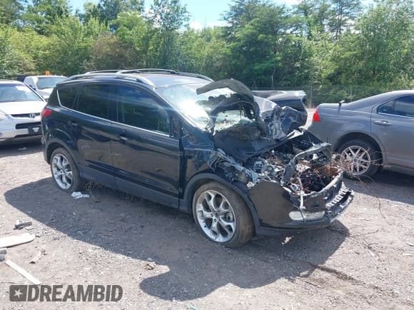 ✅ 2015 Ford Escape Titanium • VIN: 1FMCU0J99FUA73590 • Lot: 42152021. Listed on IAAI with Not provided. Free auction sales archive from the USA and detailed vehicle history report at DreamBid. Image 1.
