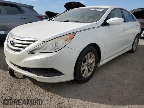 ✅ 2014 Hyundai Sonata GLS • VIN: 5NPEB4AC0EH924643 • Lot: 74615654. Listed on Copart with Not provided. Free auction sales archive from the USA and detailed vehicle history report at DreamBid. Image 1.