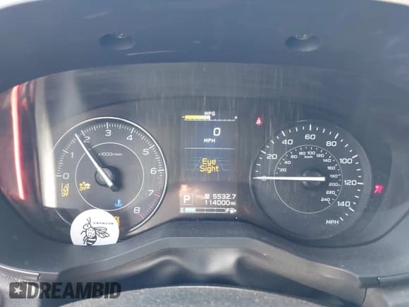 ✅ 2020 Subaru Impreza Premium • VIN: 4S3GTAV61L3712495 • Lot: 41832690. Listed on IAAI with 114,000 mi. Free auction sales archive from the USA and detailed vehicle history report at DreamBid. Image 7.