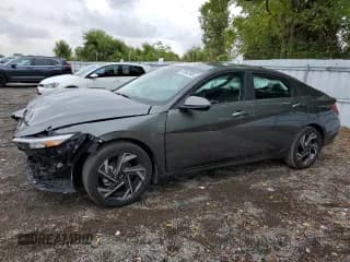 ✅ 2024 Hyundai Elantra Limited • VIN: KMHLN4DJ0RU114848 • Лот: 83862965. Опубликован ранее на Copart с пробегом 41 097 миль. Бесплатный доступ к архиву аукционных продаж из США и подробный отчёт об истории автомобиля на DreamBid. Изображение 1.