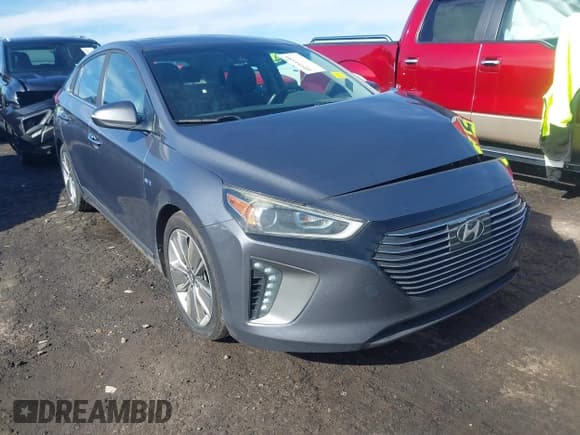 ✅ 2018 Hyundai Ioniq Limited • VIN: KMHC05LC0JU083970 • Lot: 40954180. Wystawiony na IAAI z przebiegiem 110 408 mil. Bezpłatny archiwum sprzedaży aukcyjnych z USA i szczegółowy raport historii pojazdu na DreamBid. Zdjęcie 1.