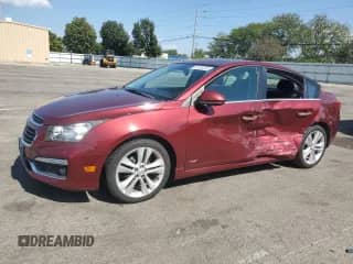 2015 Chevrolet Cruze LTZ с VIN 1G1PG5SB5F7202430, выставлен на аукционе Copart как лот 84404245 с пробегом 51 442 миль миль и Списание • Salvage title. История ставок и продаж доступна на DreamBid. Изображение 1.
