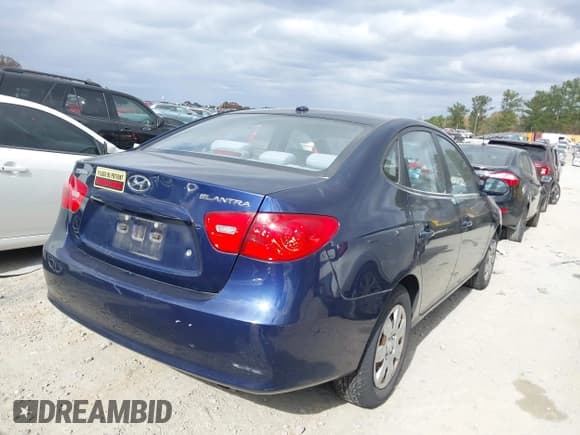 ✅ 2009 Hyundai Elantra GLS • VIN: KMHDU46D39U635089 • Lot: 43670976. Listed on IAAI with 199,799 mi. Free auction sales archive from the USA and detailed vehicle history report at DreamBid. Image 4.