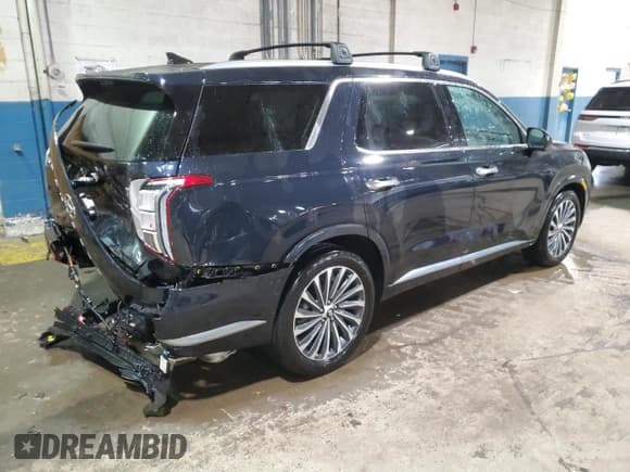 ✅ 2025 Hyundai Palisade Calligraphy • VIN: KM8R7DGE5SU855053 • Лот: 86198984. Опубликован ранее на Copart с пробегом 1 273 миль. Бесплатный доступ к архиву аукционных продаж из США и подробный отчёт об истории автомобиля на DreamBid. Изображение 3.