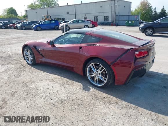 ✅ 2016 Chevrolet Corvette Z51 2LT • VIN: 1G1YK2D71G5115826 • Lot: 42220009. Listed on IAAI with Not provided. Free auction sales archive from the USA and detailed vehicle history report at DreamBid. Image 3.