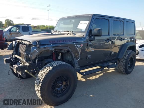 ✅ 2016 Jeep Wrangler Unlimited Rubicon • VIN: 1C4BJWFG0GL291654 • Lot: 43321508. Listed on IAAI with 106,049 mi. Free auction sales archive from the USA and detailed vehicle history report at DreamBid. Image 2.