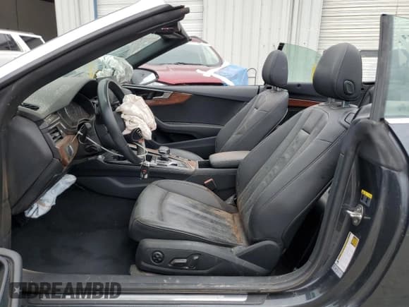 ✅ 2022 Audi A5 Cabriolet Premium • VIN: WAU2AGF52NN004219 • Лот: 55830285. Опубликован ранее на Copart с пробегом Не указан. Бесплатный доступ к архиву аукционных продаж из США и подробный отчёт об истории автомобиля на DreamBid. Изображение 7.