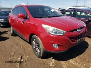 2015 Hyundai Tucson SE with VIN KM8JUCAG3FU042665, listed as a Copart auction lot 49745404 with 109,074 mi miles and . Bid and sale history available at DreamBid. Image 4.